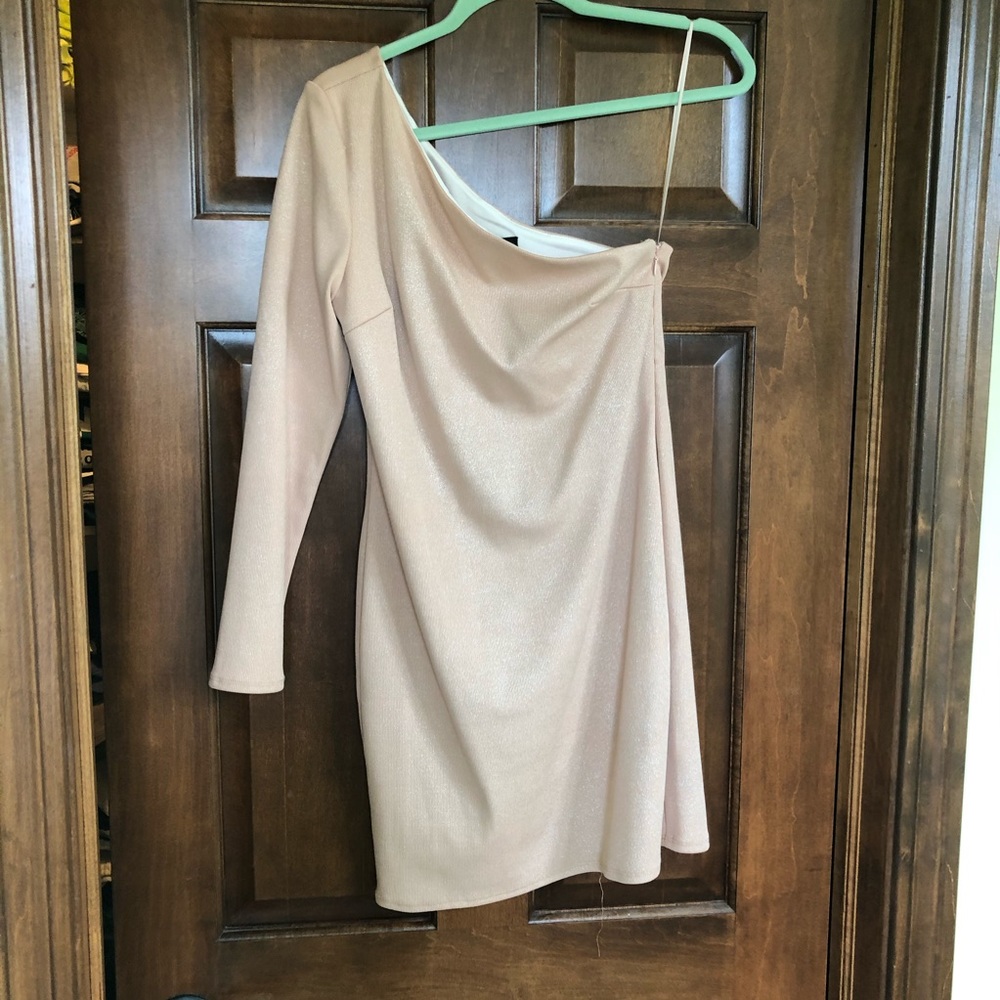 Topshop One-Shoulder Mini Dress